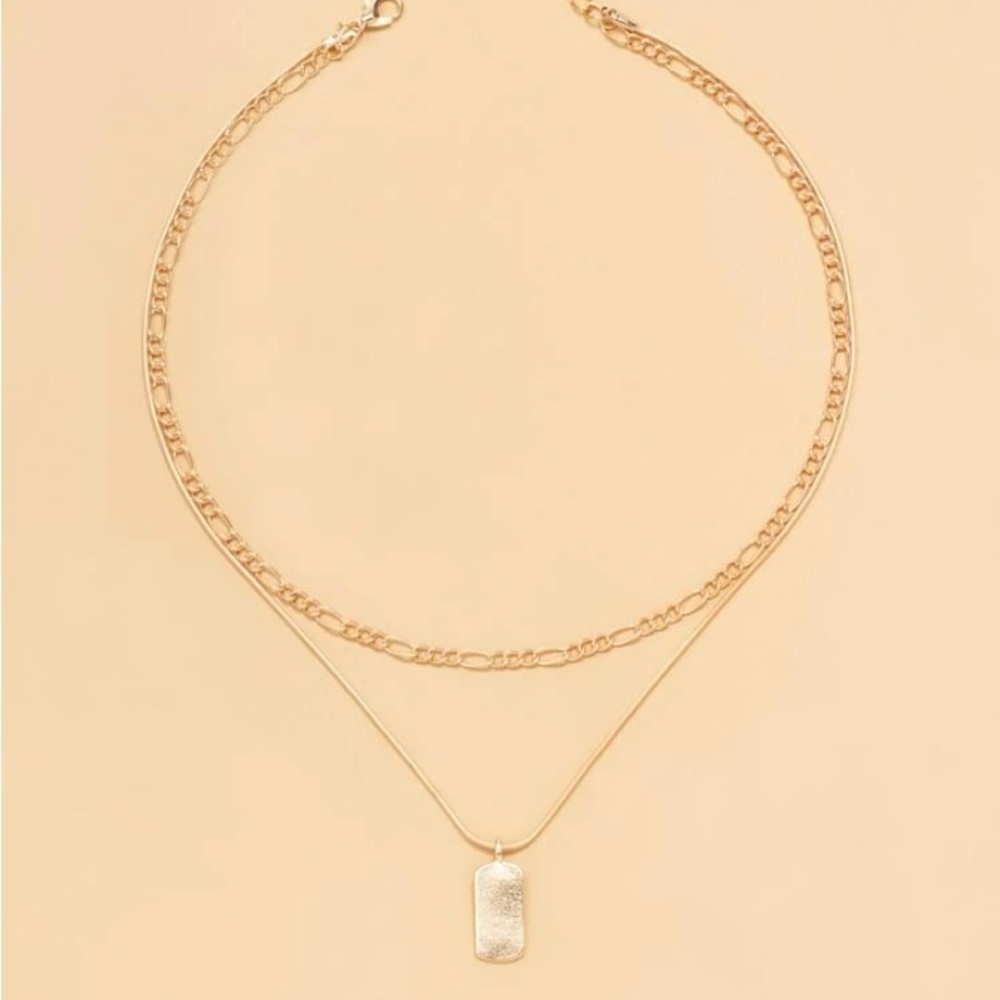 New charm layered necklace - Picture 4 of 4